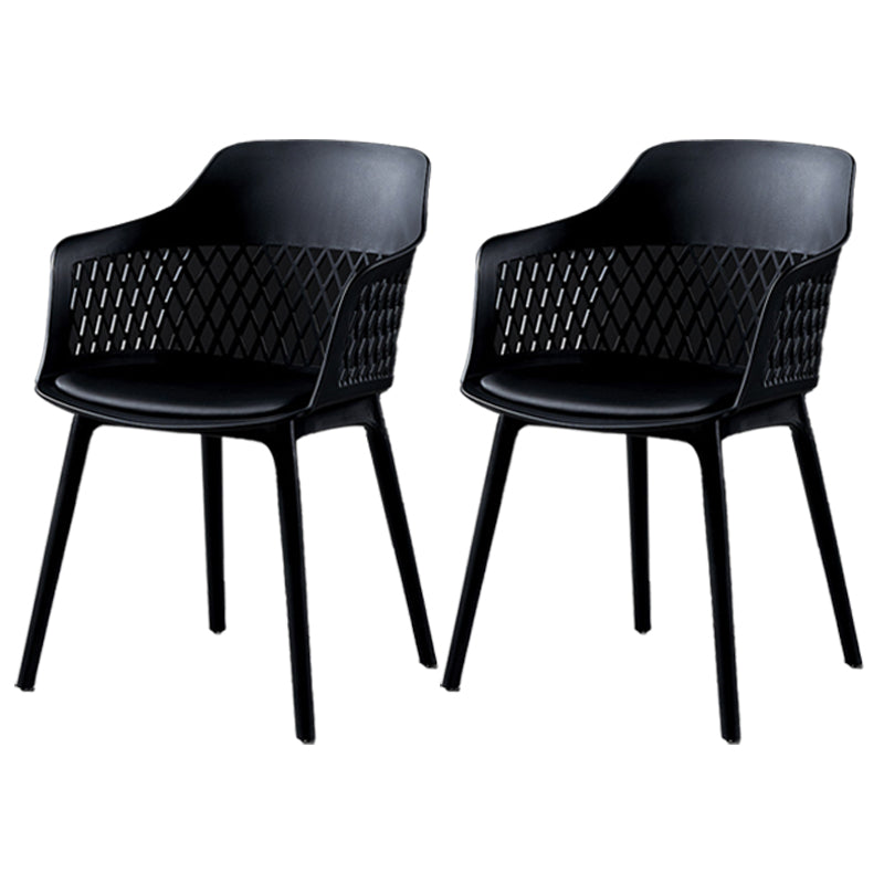 Sillón de metal contemporáneo para interiores y exteriores, sillón con respaldo abierto