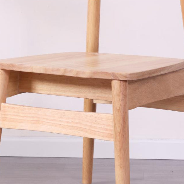 Chaises d'appoint contemporaines en bois pour pièce intérieure et extérieure, chaise à dossier ouvert