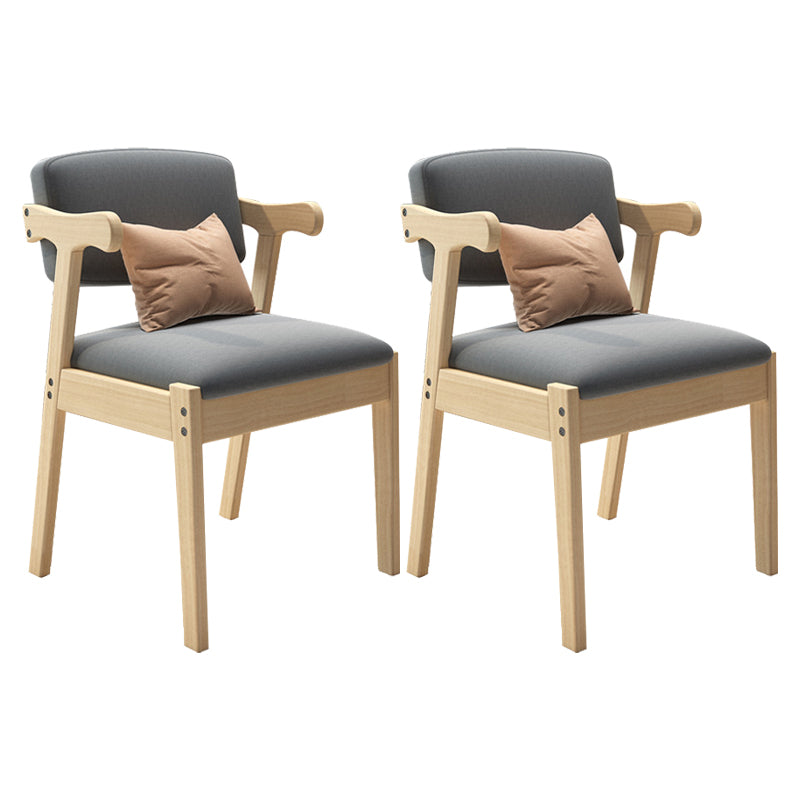 Fauteuil de chambre intérieur-extérieur en bois contemporain, chaise à dossier ouvert