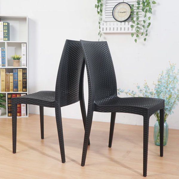 Eigentijdse stijl plastic eetstoelen eetstoelen zonder een zijstoel voor keuken (set van 4)