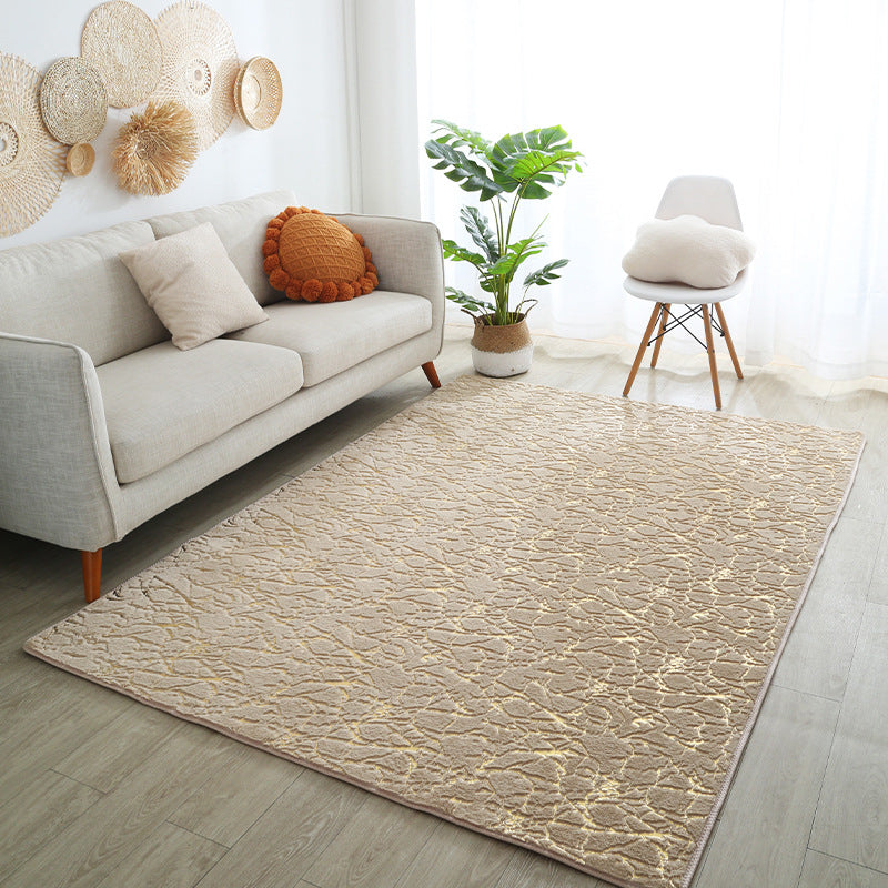 Kameel modern tapijt polyester grafisch binnen tapijt wasbaar tapijt voor woonkamer