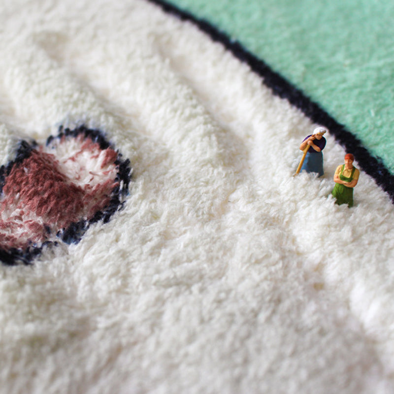 Light Color Abstract Carpet Polyester Modern Carpet Washable Carpet for Living Room