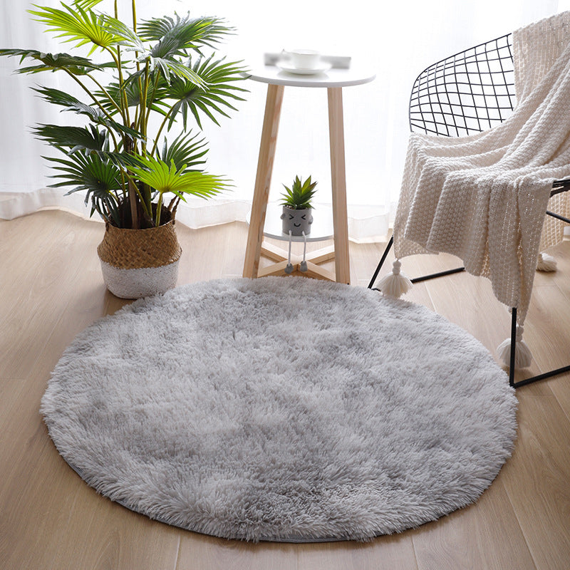 Round Area Rug Polyester Tapijt binnen Tapijt voor slaapkamerdecoratie