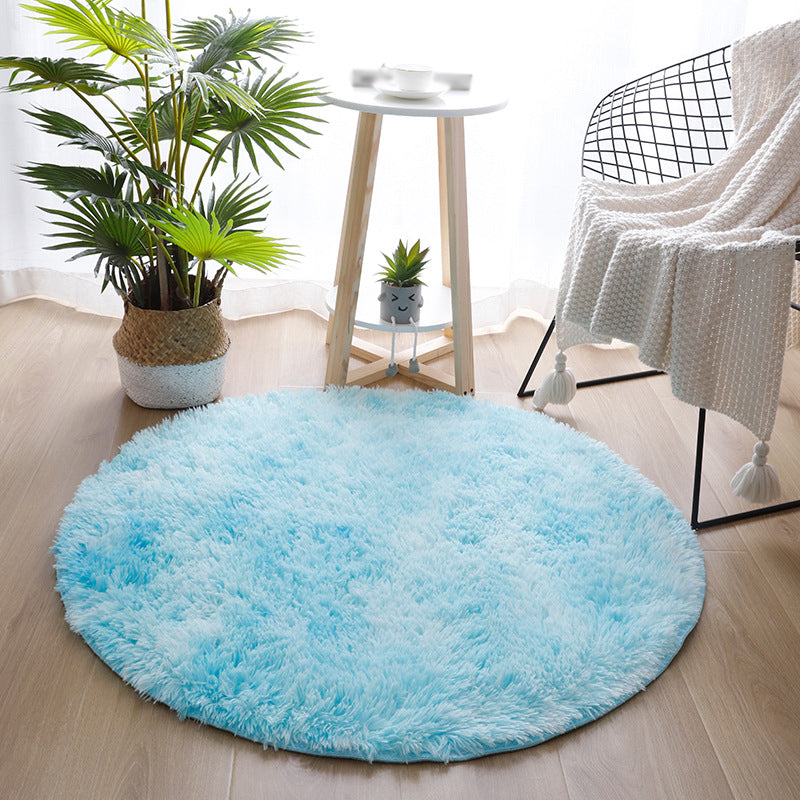 Round Area Rug Polyester Tapijt binnen Tapijt voor slaapkamerdecoratie