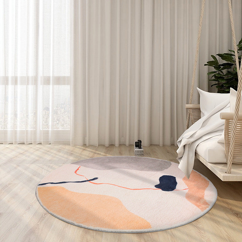 Indoor Rug Light Color Rug Stain Resistant Anti-Slip Pet Friendly Rug for Home Decor
