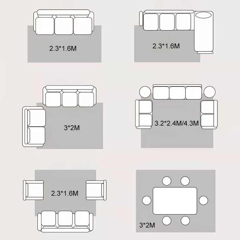 Zeitgenössischer Farbblock Teppichpolyester Teppich Fleckenfestem Teppich für Wohnkultur