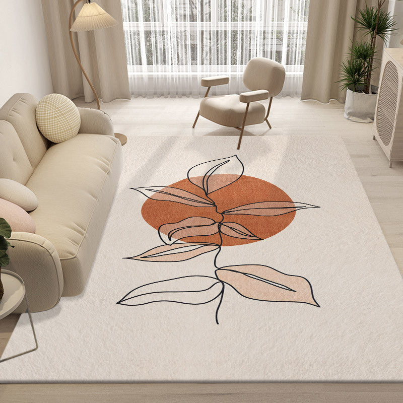 Morandi Nordic Rug Living Room Rug Stain Resistant Carpet for Home Decor