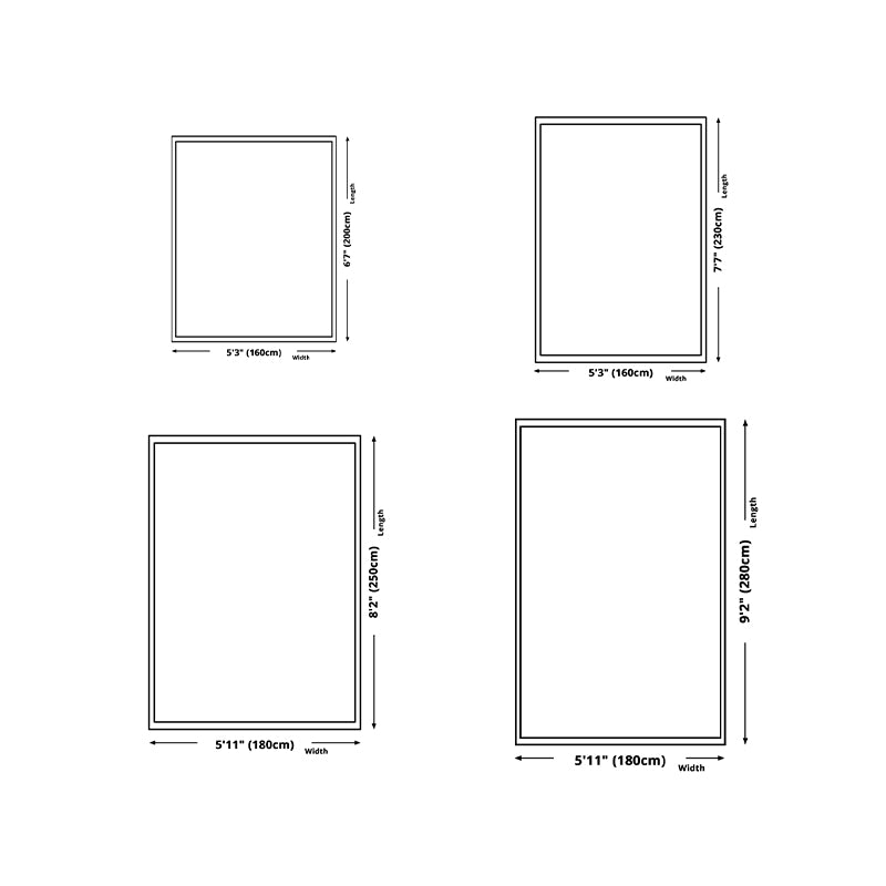 Morandi Nordic Rug Living Room Rug Stain Resistant Carpet for Home Decor