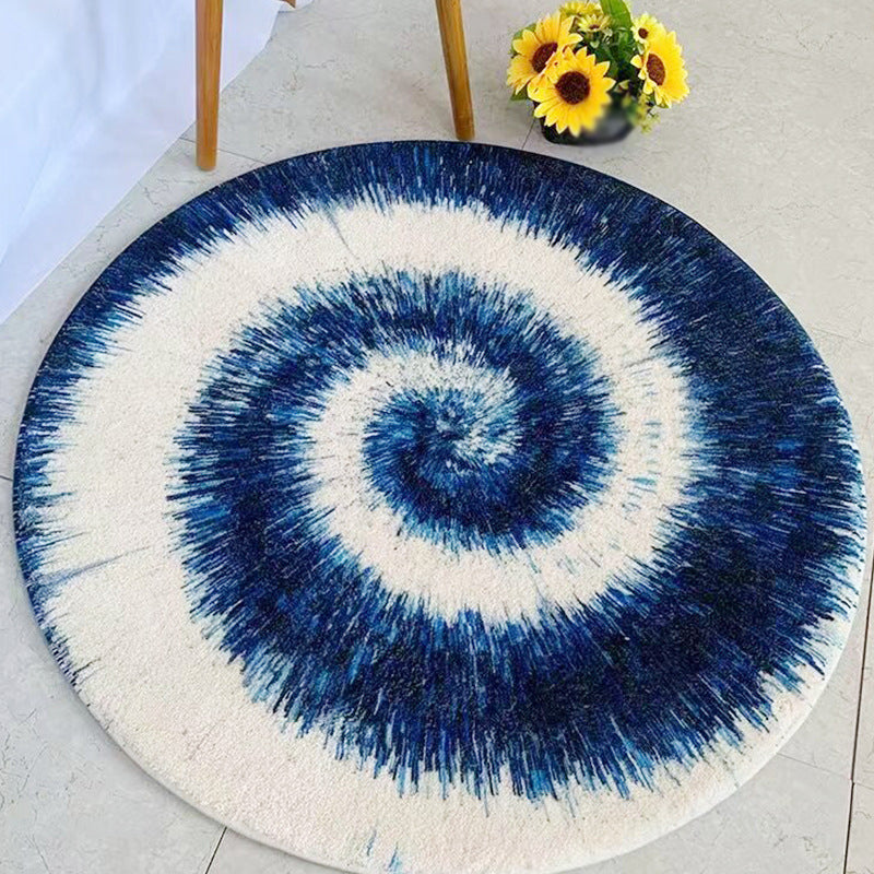 Brown Graphic Carpet Polyester Minimalist Carpet Stain Resistant Carpet for Home Decor