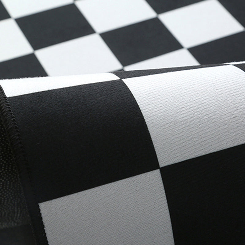 Lattice Geometry Rug Indoor Rug Anti-Slip Washable Easy Care Area Carpet for Bedroom