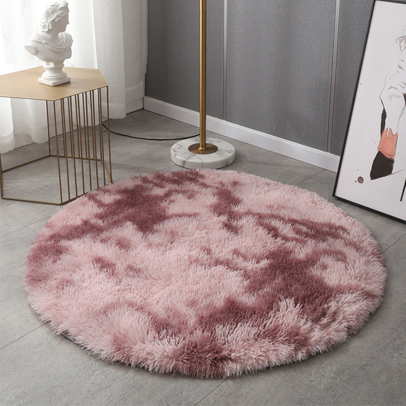 Alfombra de lujos de peluche alfombra antideslizante de la alfombra del área de cuidado fácil de lavado para dormitorio para dormitorio