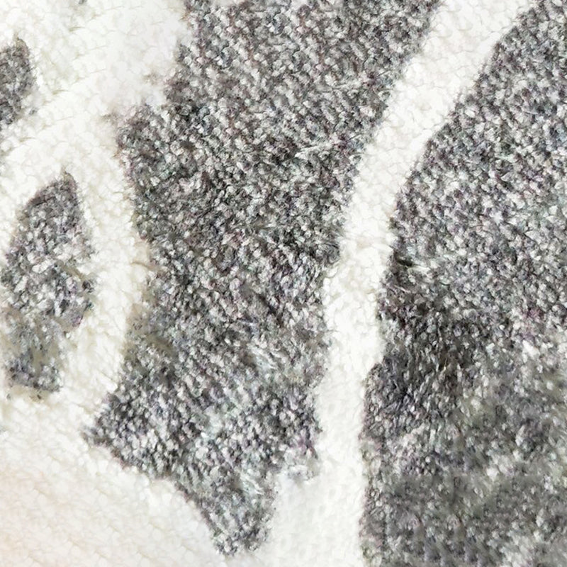 Color Block Rug Nordic Rug Polyester Stain Resistant Anti-Slip Rug for Room