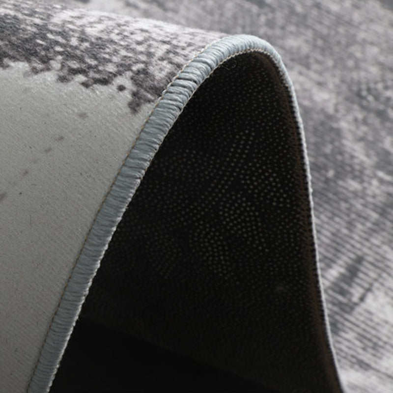 Orange einfacher Teppichpolyester-Kurve Teppich nicht rutscher Backing Teppich für Wohnzimmer