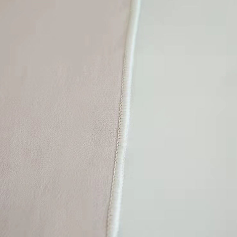 Light Brown Stripe Carpet Polyester Modern Carpet Washable Carpet for Living Room