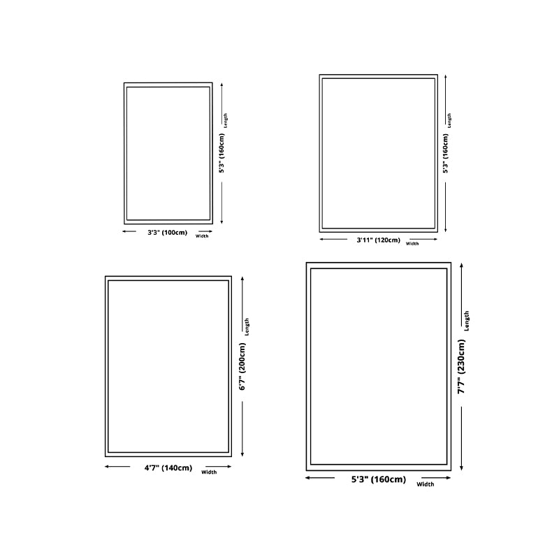 Light Brown Stripe Carpet Polyester Modern Carpet Washable Carpet for Living Room