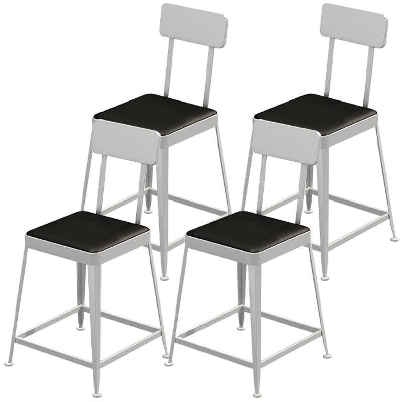 Nordic Style Barstool Indoor Metal 4 Legs Bar Stool for Coffee Shop