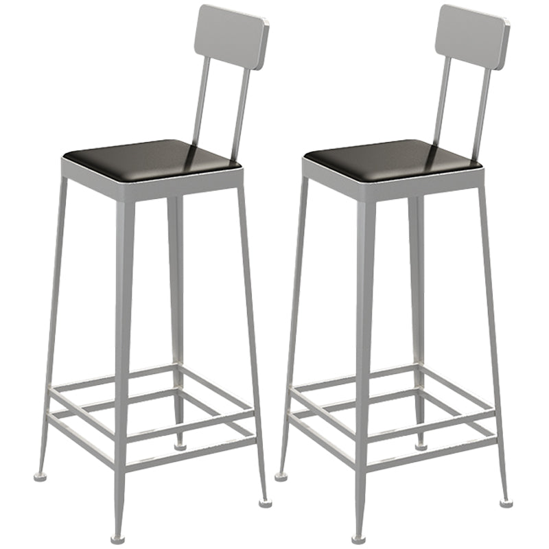 Nordic Style Barstool Indoor Metal 4 Legs Bar Stool for Coffee Shop