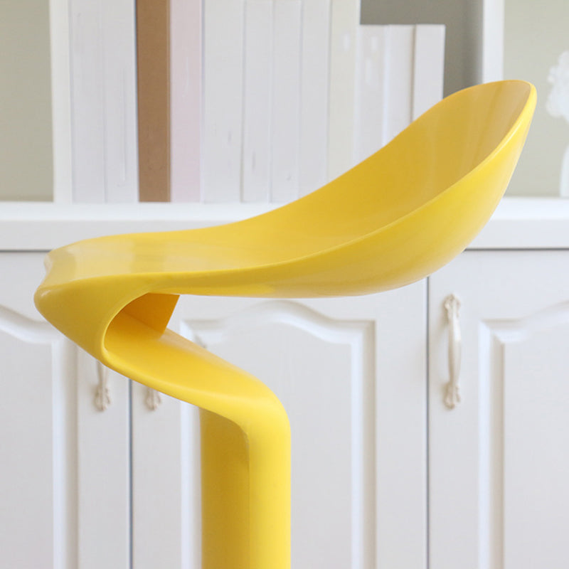 Indoor Modern Plastic Barstool Rotating Lifting Colorful Bar Stool