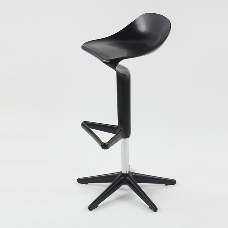 Indoor Modern Plastic Barstool Rotating Lifting Colorful Bar Stool