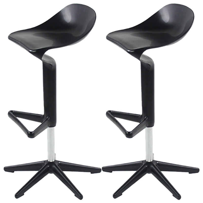 Indoor Modern Plastic Barstool Rotating Lifting Colorful Bar Stool