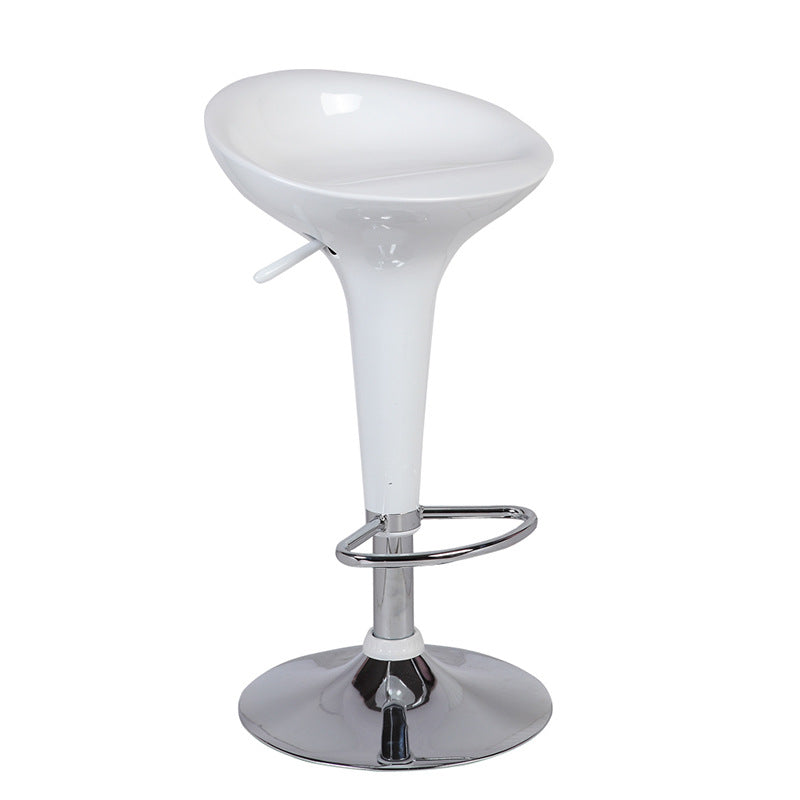 Scandinavian Adjustable Height Counter Stools Metal Bar Stools with Footrest