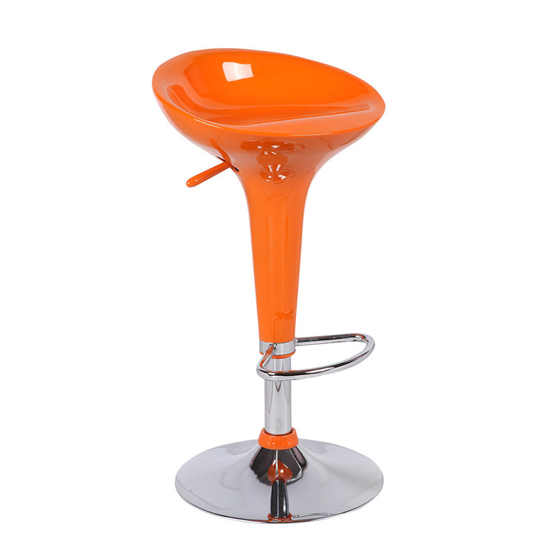 Scandinavian Adjustable Height Counter Stools Metal Bar Stools with Footrest