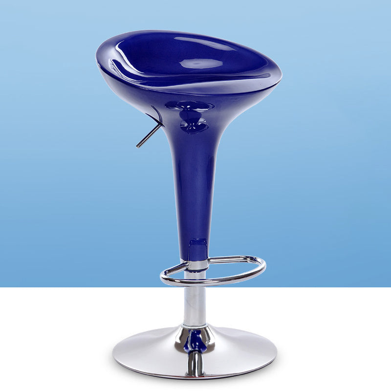 Scandinavian Adjustable Height Counter Stools Metal Bar Stools with Footrest