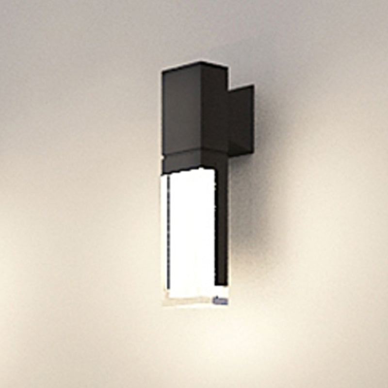 Quadratische Form Metallwandbeleuchtung moderne Multi -Leuchten -Wandmontagebeleuchtung in Schwarz