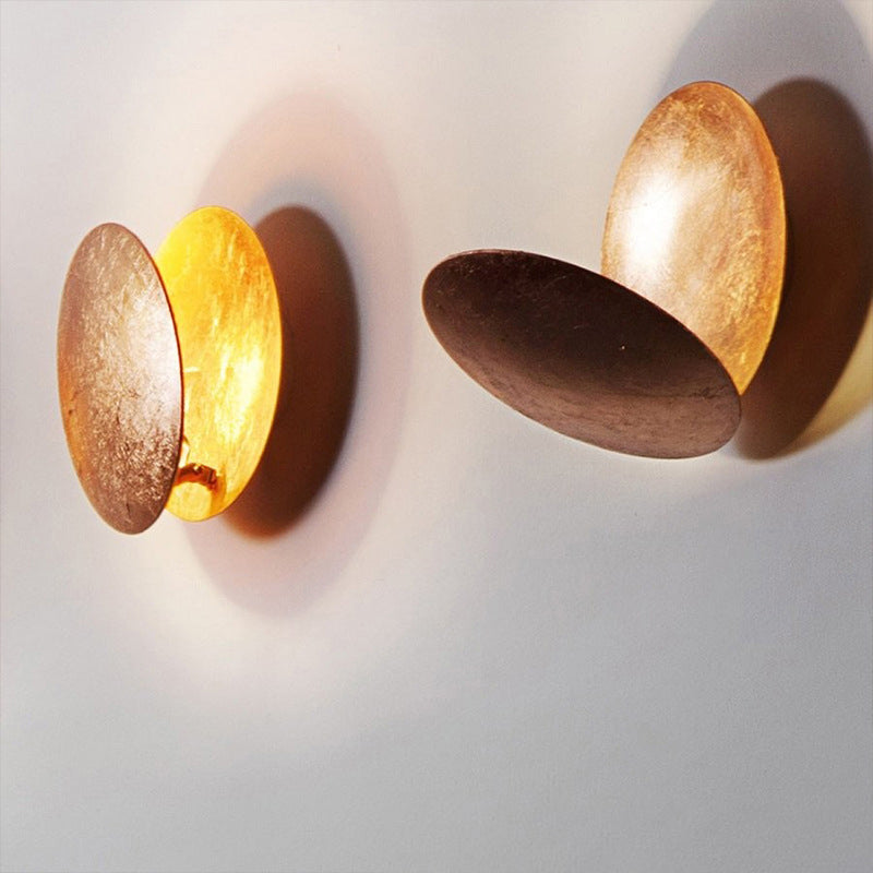 Moderne Style Hoop Wandmontage Lampe Metall 1 Leichte Wandbeleuchtung für Schlafzimmer Wohnzimmer