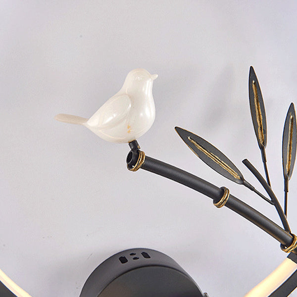 Moderne Stil runde Wandmontage Lampe Metall 1 Lichtwandbeleuchtung für Wohnzimmer