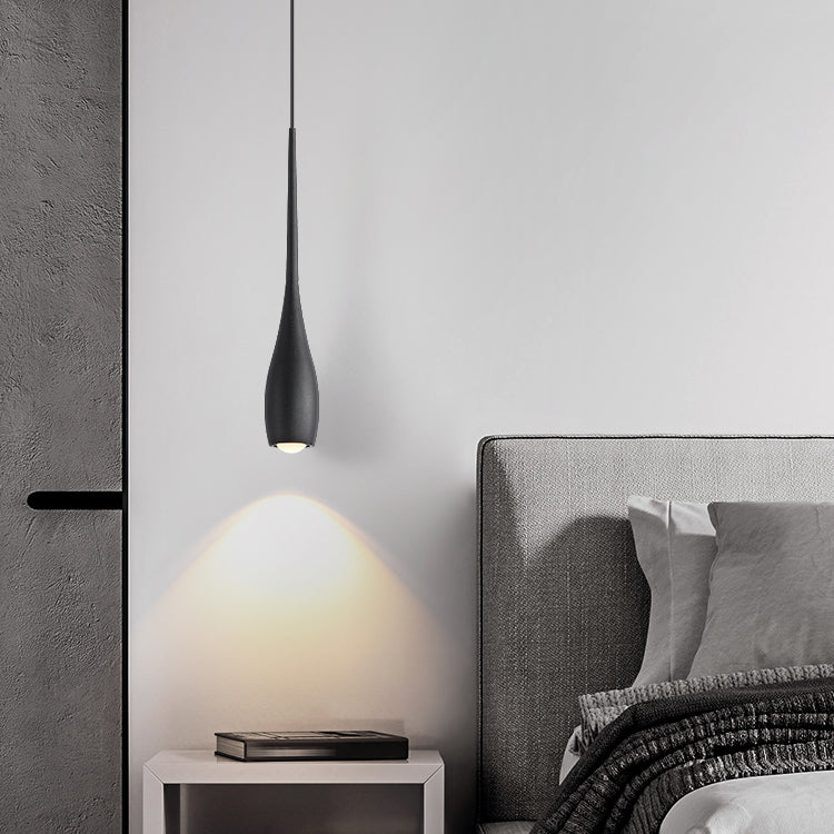 Aluminium nordique moderne suspendu plafonnier mini-pendentif éclairage pour chambre à coucher