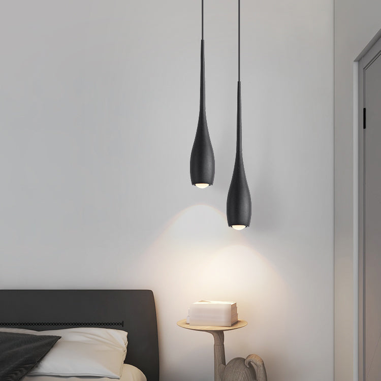 Aluminium nordique moderne suspendu plafonnier mini-pendentif éclairage pour chambre à coucher