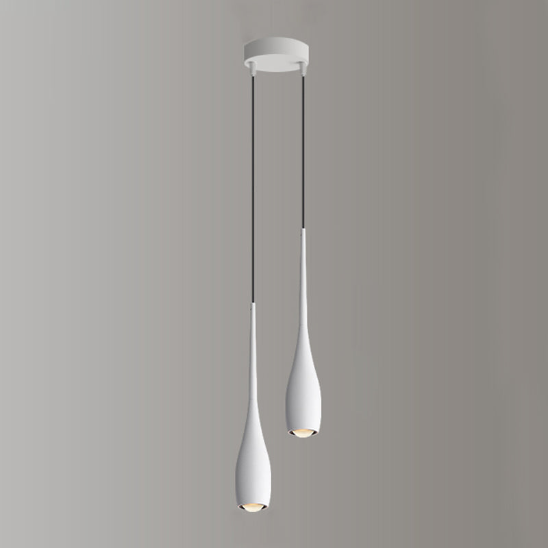 Aluminium nordique moderne suspendu plafonnier mini-pendentif éclairage pour chambre à coucher