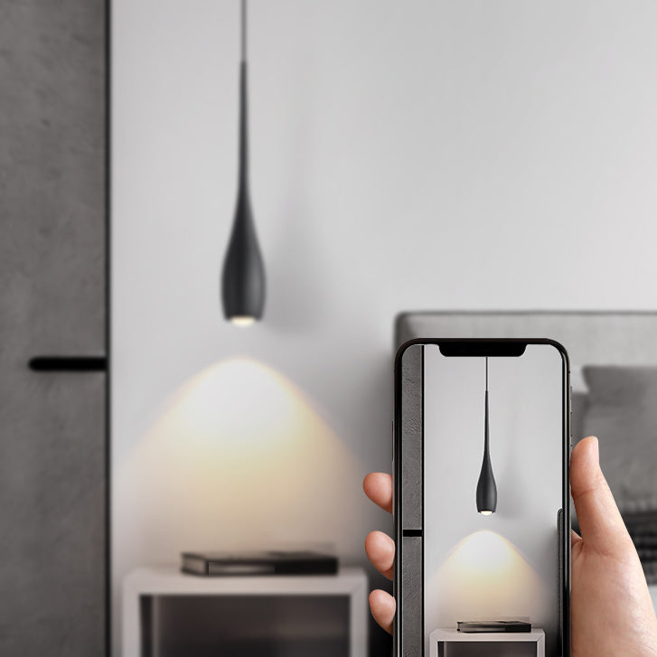 Aluminium nordique moderne suspendu plafonnier mini-pendentif éclairage pour chambre à coucher