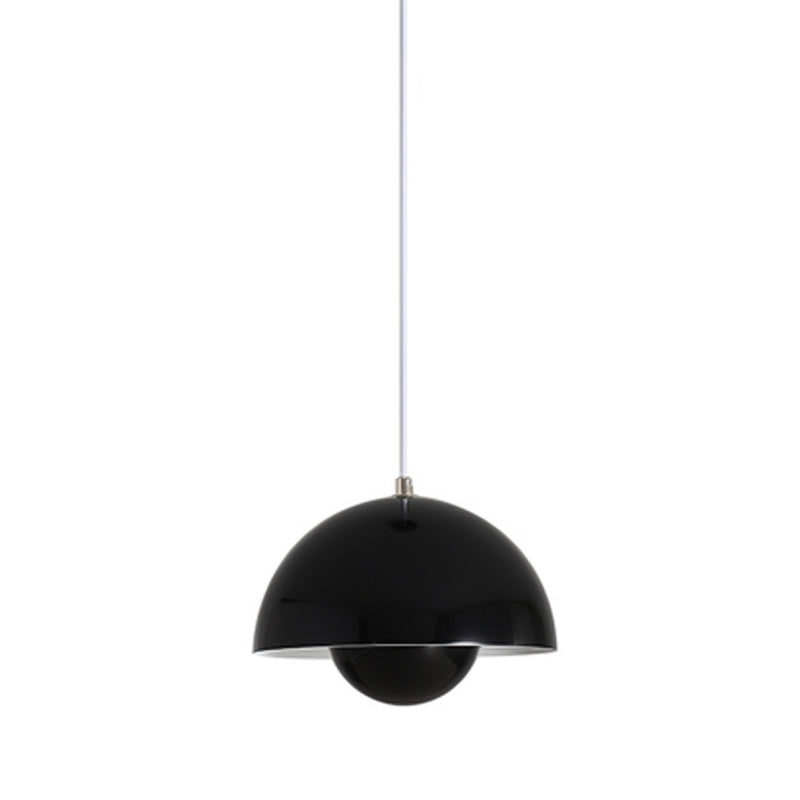 Modern Nordic Geometric Pendant Light Wrought Iron Macaron Hanging Lamp for Interior Spaces