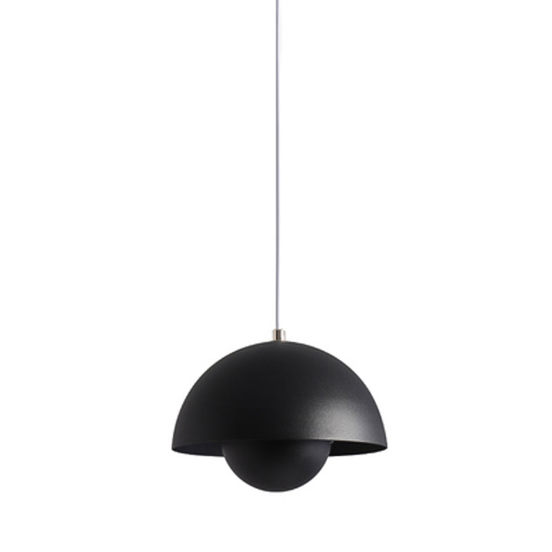 Modern Nordic Geometric Pendant Light Wrought Iron Macaron Hanging Lamp for Interior Spaces