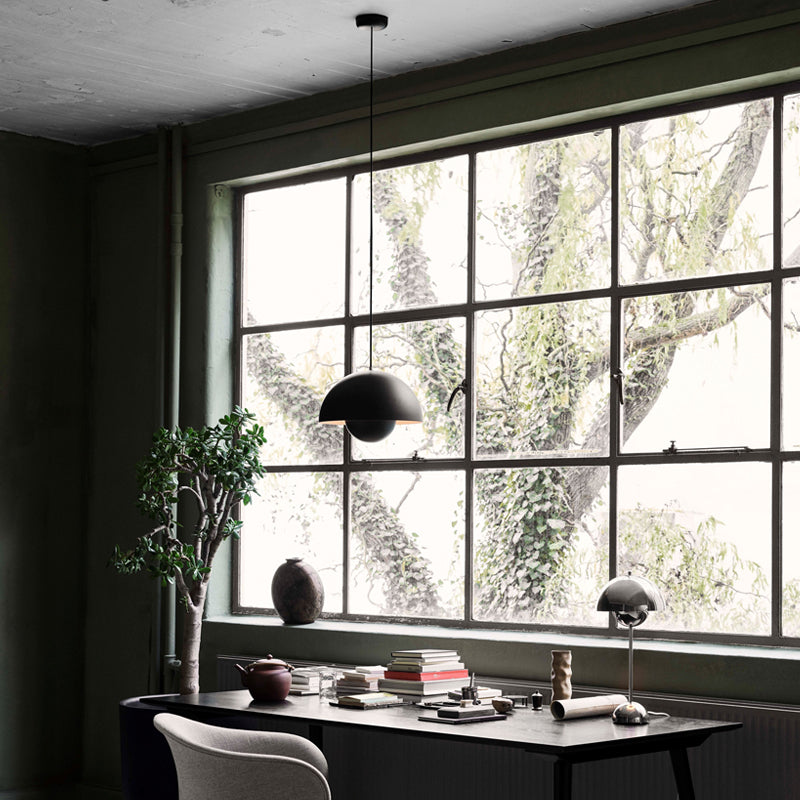 Modern Nordic Geometric Pendant Light Wrought Iron Macaron Hanging Lamp for Interior Spaces