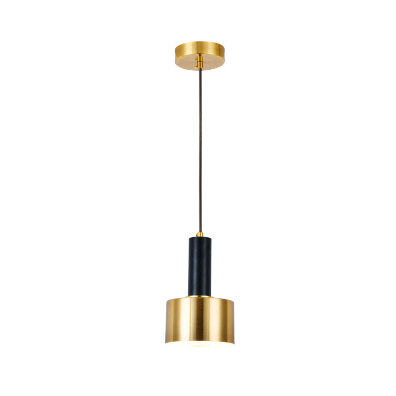Lampe de suspension de la lumière cylindrique artistique moderne de la lampe suspendue en fer pour salle