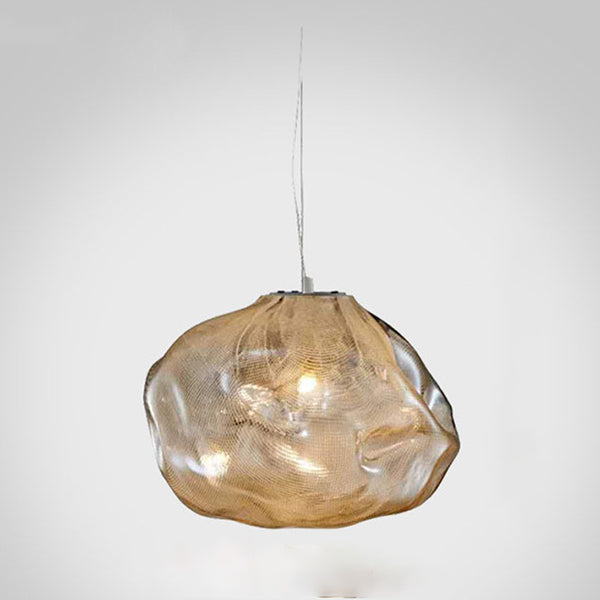 1 Lichthängeleuchte moderne geometrische Federlampe für das Restaurant