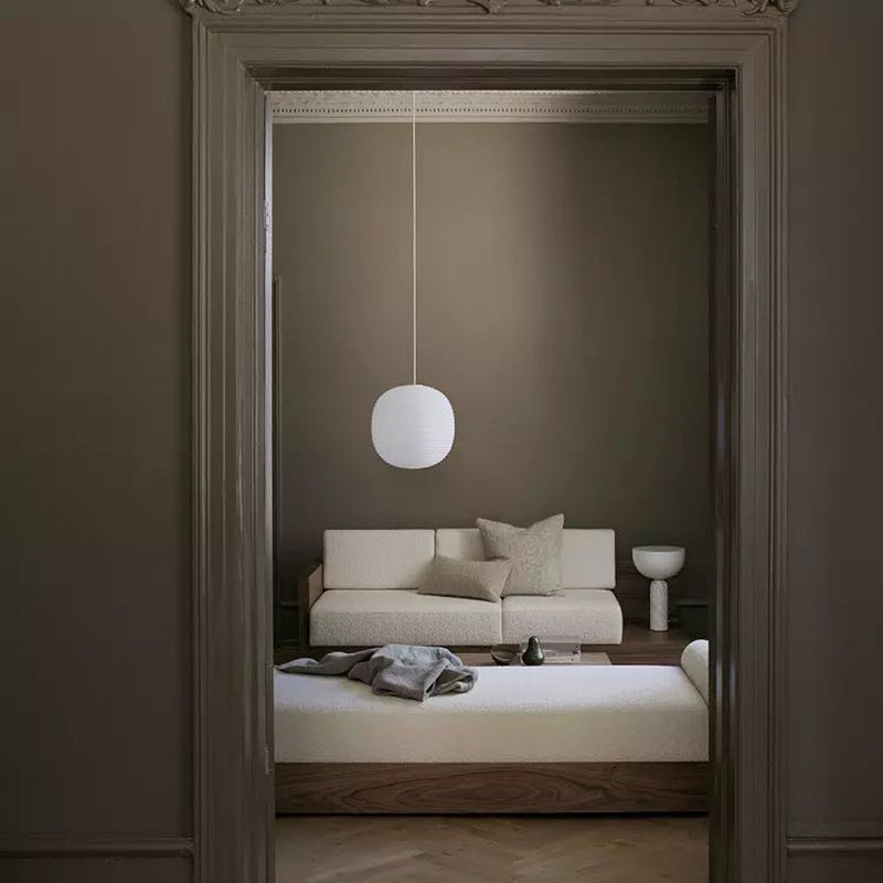 Pendre de style moderne Verre Lumière 1 lumière suspendue Lumière en blanc pour le chevet