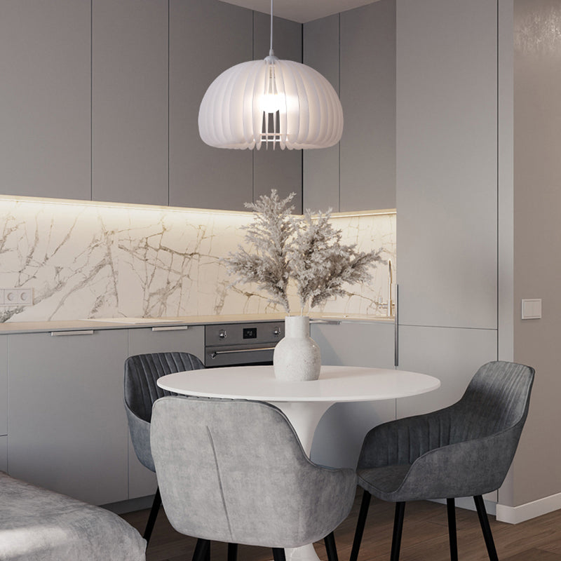 Style moderne Creative Hanging Lamp Acrylique 1 Light Pumpkin Shape Pendante Pendante for Corridor