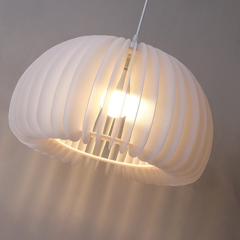 Style moderne Creative Hanging Lamp Acrylique 1 Light Pumpkin Shape Pendante Pendante for Corridor