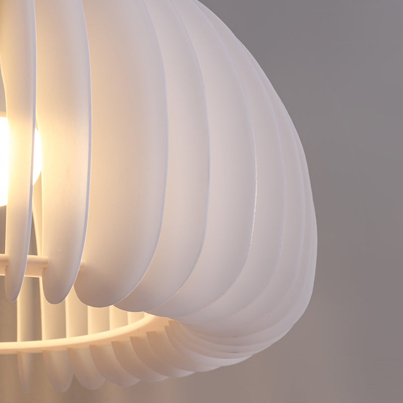 Style moderne Creative Hanging Lamp Acrylique 1 Light Pumpkin Shape Pendante Pendante for Corridor