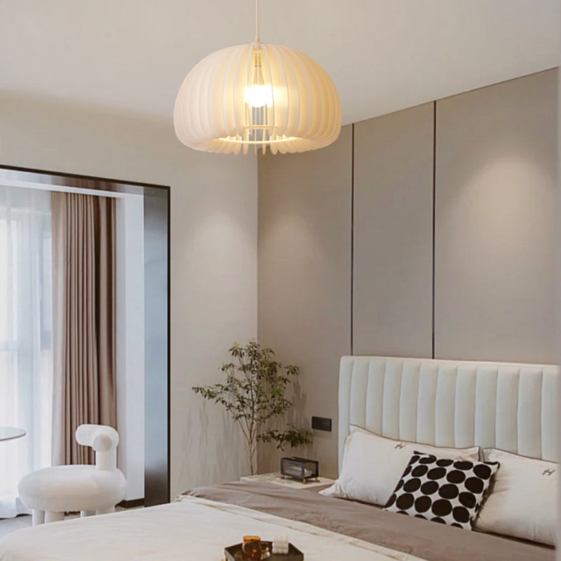 Style moderne Creative Hanging Lamp Acrylique 1 Light Pumpkin Shape Pendante Pendante for Corridor