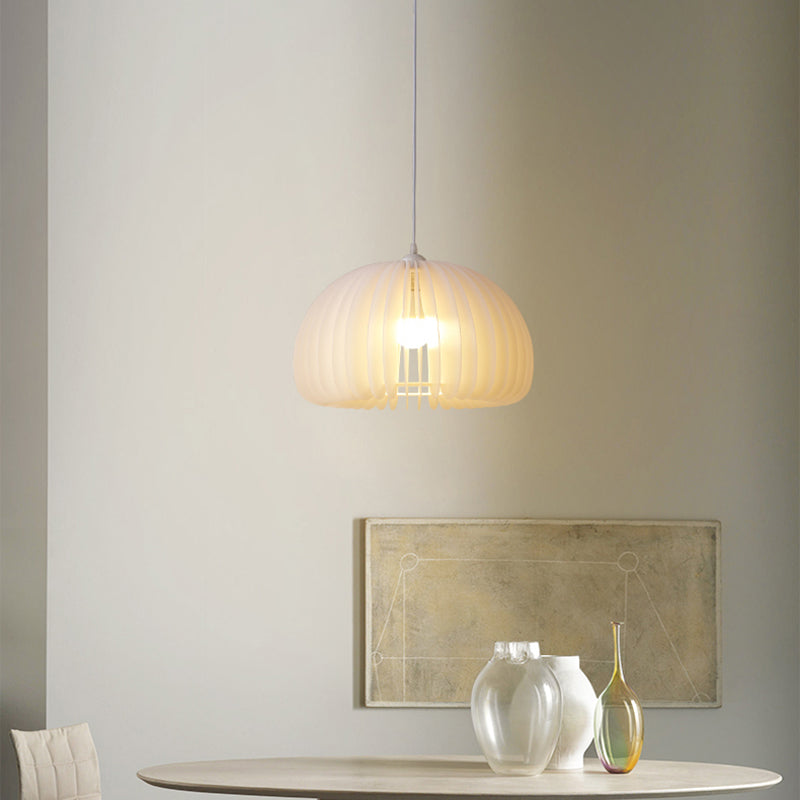 Style moderne Creative Hanging Lamp Acrylique 1 Light Pumpkin Shape Pendante Pendante for Corridor