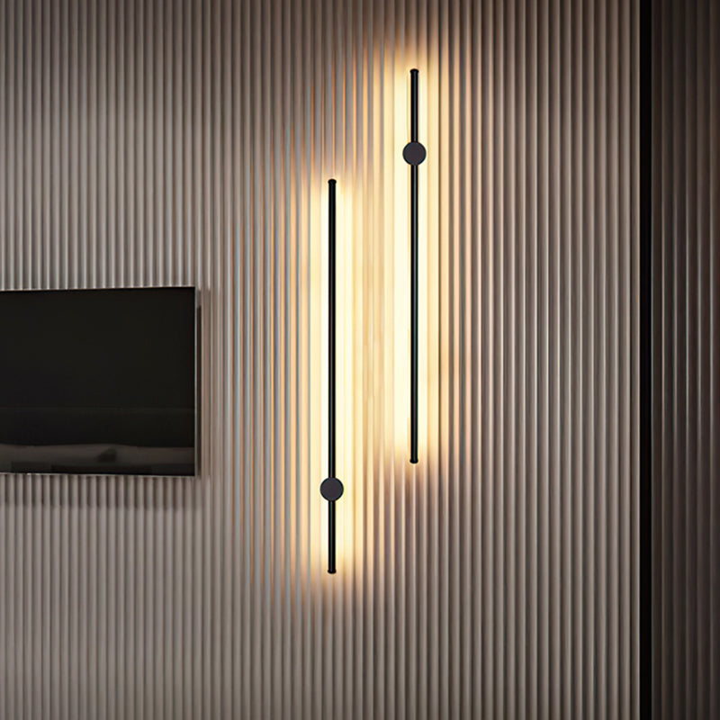Zeitgenössischer kreativer linearer Wandleuchten Wohnzimmer Esszimmer Wandleuchte