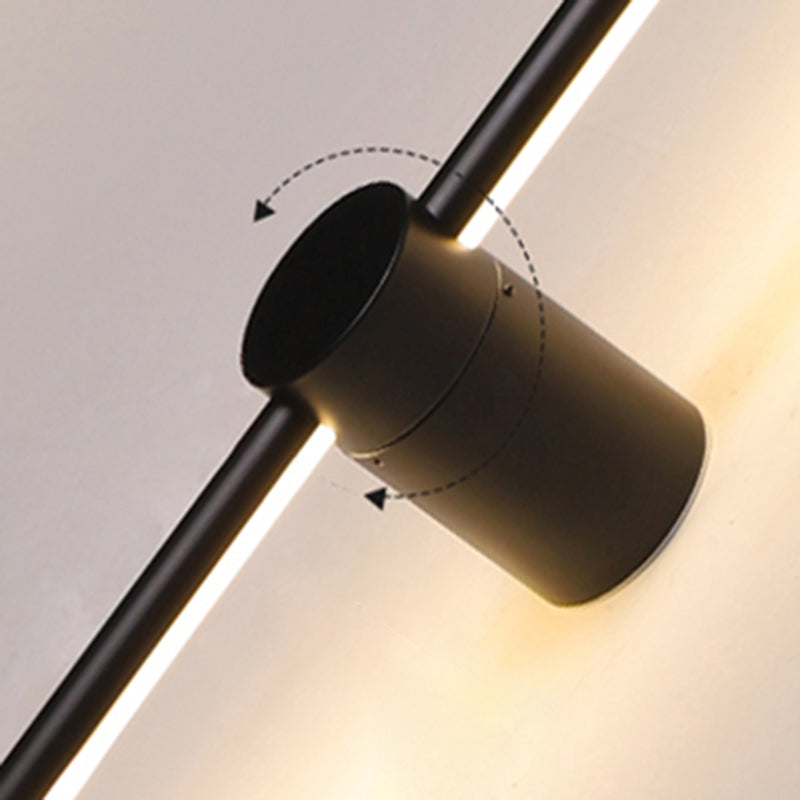 Zeitgenössischer kreativer linearer Wandleuchten Wohnzimmer Esszimmer Wandleuchte