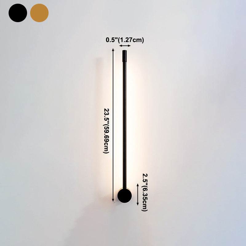 Zeitgenössischer kreativer linearer Wandleuchten Wohnzimmer Esszimmer Wandleuchte