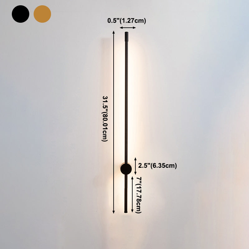 Zeitgenössischer kreativer linearer Wandleuchten Wohnzimmer Esszimmer Wandleuchte