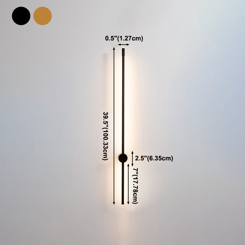 Zeitgenössischer kreativer linearer Wandleuchten Wohnzimmer Esszimmer Wandleuchte